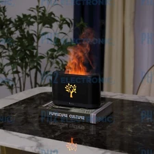 Essential Oil Diffuser, Noiseless Flame Diffusers for Essential Oils Large Room