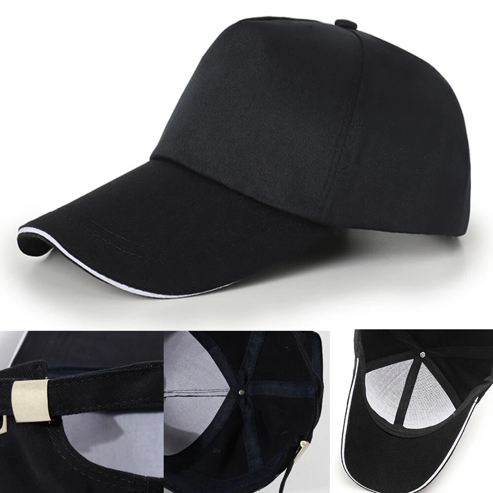 Rainbow Initial Baseball Cap Golf Hat Cotton Adjustable Men Women Sport Sun Hats - Image 4 of 4