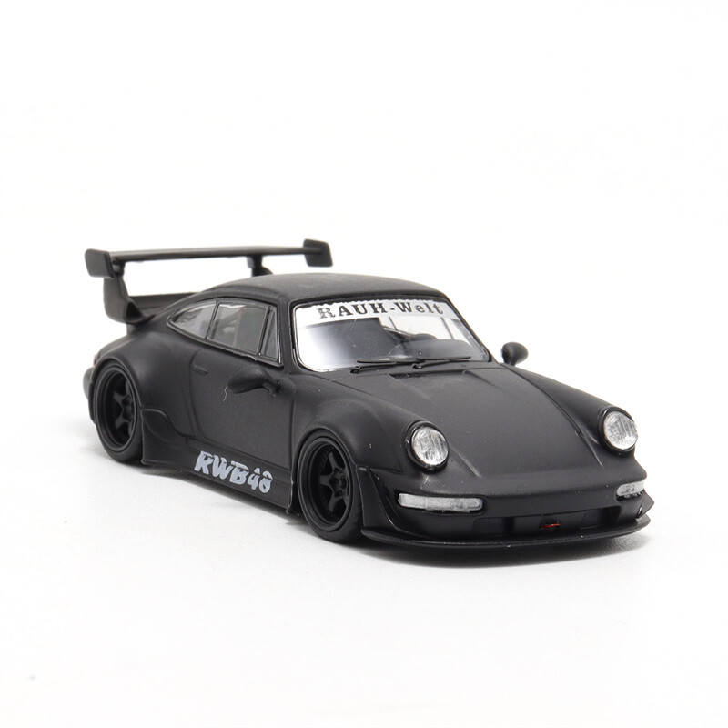 Hot Wheels RAUH-WELT PORSCHE 黒ミニカー HW Hot Wheels RWB Porsche 930 Rauh-Welt Silhouettes 1:64 Scale