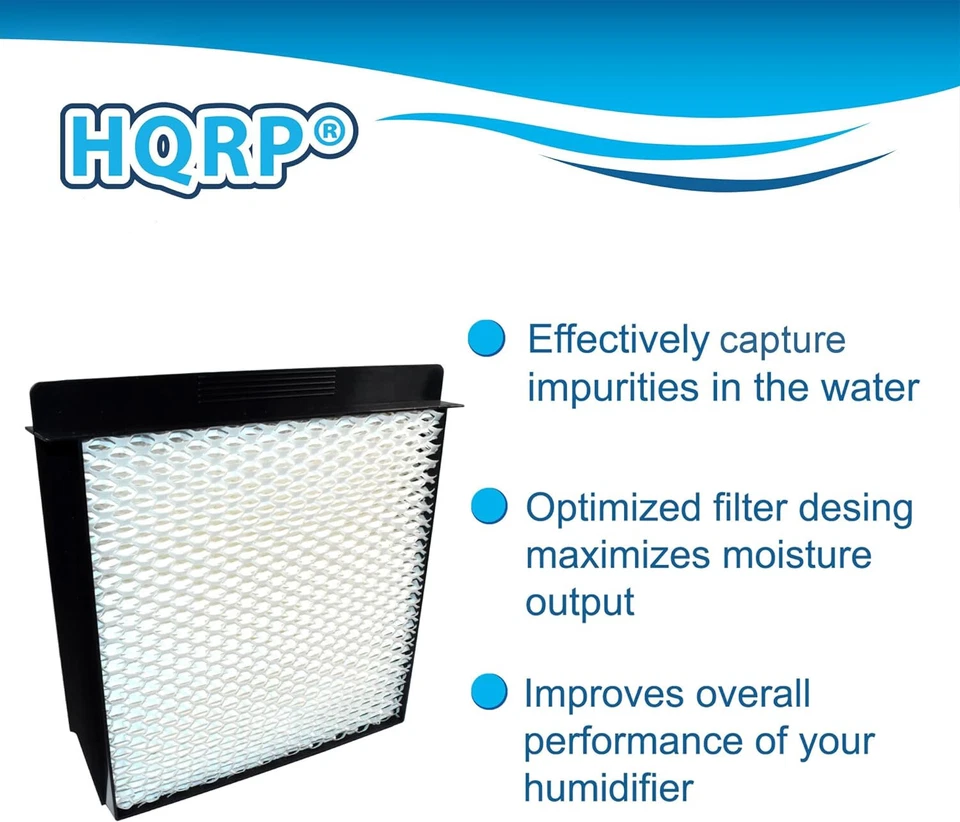 4x Filtros humidificadores de mecha HQRP para repuesto Essick Air AIRCARE 1040 Foto 3 de 4