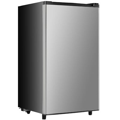 Home Small Mini Fridge with Freezer Refrigerator Door Energy-efficient Low Noise