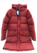 Berghaus Combust Reflect Long Down Jacket In Dark Red - Uk 8