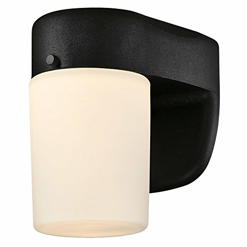 Westinghouse 1-Light LED Wall Fixture, Dusk to Dawn Sensor, Frosted Opal Glass - Picture 1 of 1
