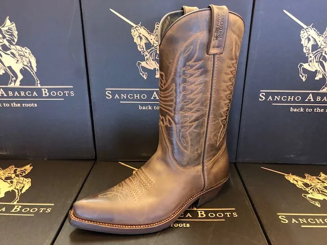 Sancho Boots Style 5236 Brown Cowboy Boots with Rubber sole | eBay