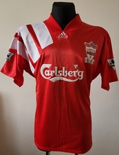 Liverpool 1992 - 1993 Home football Adidas equipment shirt size 42-44 Adult