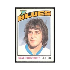 1976 O-Pee-Chee Dave Hrechkosy St. Louis Blues #364