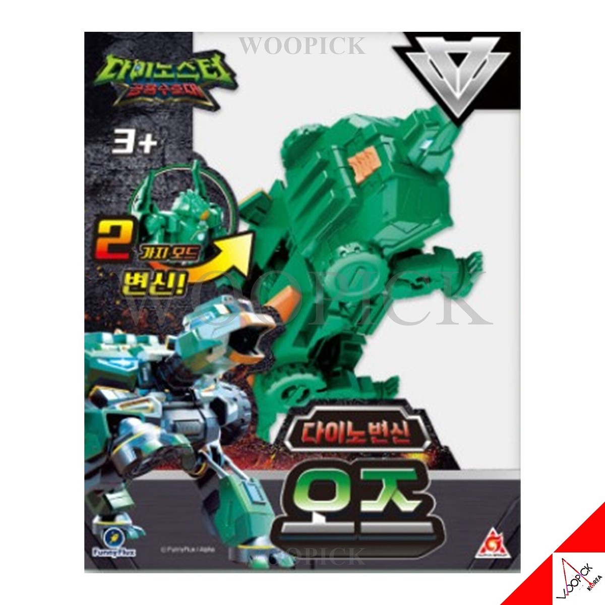 Dinoster Dino Guardians OZ Transformer Robot Action Figures Korean