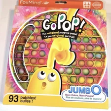 Foxmind GoPop! The Jumbo Never-Ending Bubble Popping Game Xl Rainbow Bubbles Toy