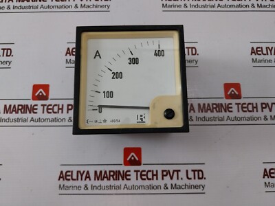RISHABH 400/5A Amperemeter EQ 96 P1030310RIS 0-400 A Panel Meter