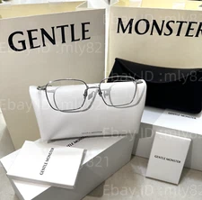 GentleMonster Sunglasses BOLD -  ABA 02 Silver Frame Clear Lenses
