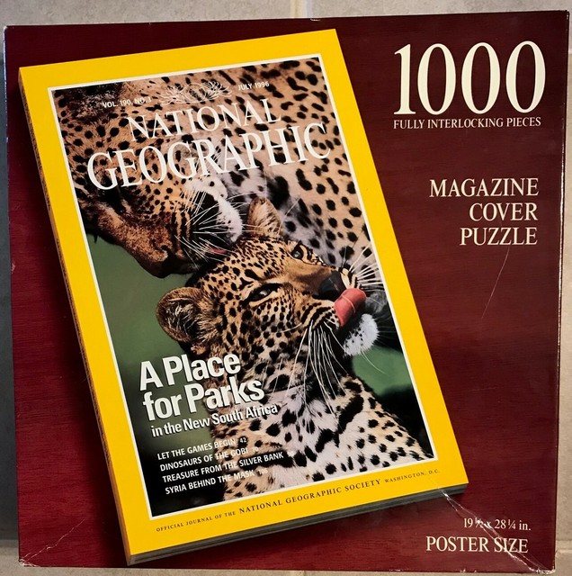National Geographic 1000 Piece Jigsaw Puzzle "Leopards" New