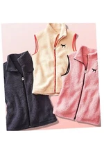 Victoria's Secret PINK Sherpa Sleeveless Vest Jacket Limited Edition RARE Gift