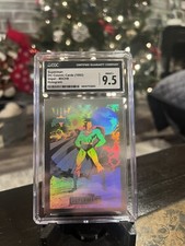 1992 DC Cosmic Cards Superman Holo CGC 9.5     POP 1     