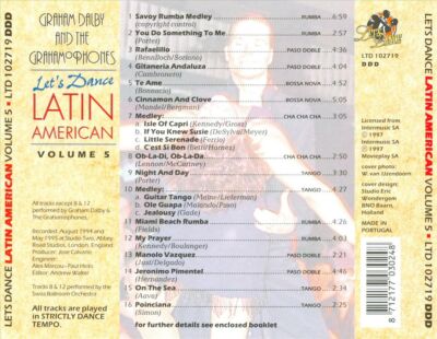 【中古】 Vol． 5－Let’s Dance Latin American’ GrahamDalbythe DALBY, GRAHAM & THE GRAHAMOPHONES LET'S DANCE LATIN AMERICAN
