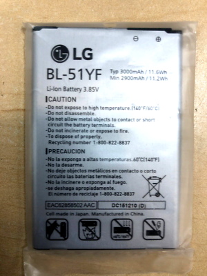 100% Batteria Originale 3000mAh BL-51YF BL51YF BL 51YF Per Telefono LG G4 H810 H815 H818 F500 US991 VS986 Batteria Di Alta Qualà - Foto 6