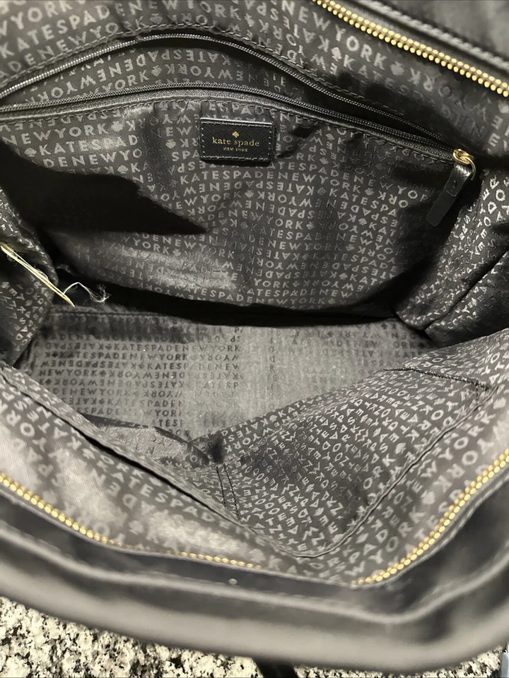 Bolso de viaje Kate Spade grande de nailon negro para fin de semana Foto 4 de 4