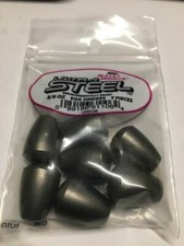 Bullet Weights Long Lasting Ultra Steel Egg Sinker #3/8  7/Ziplock Bag USEG9