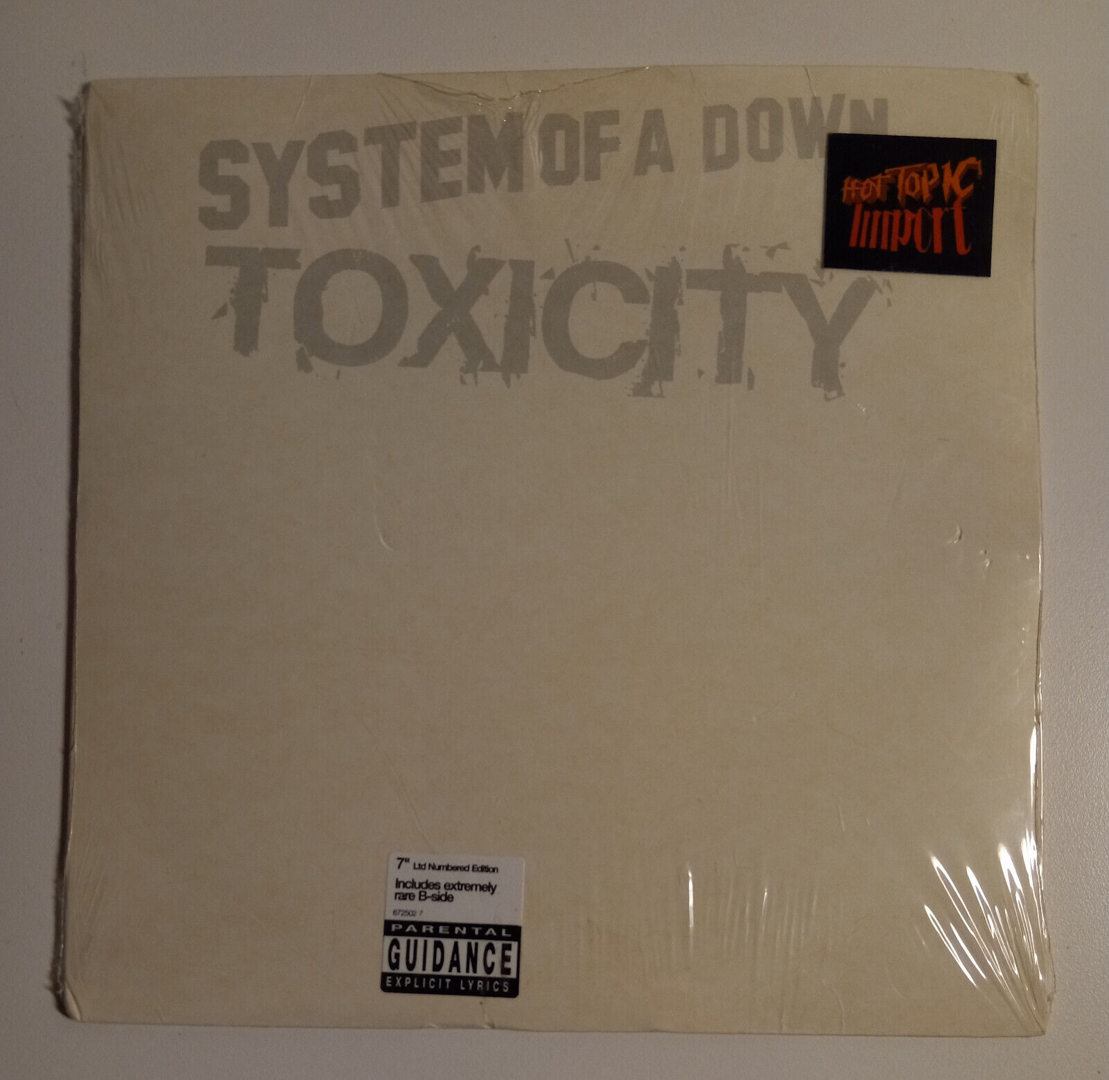 SYSTEM OF A DOWN - TOXICITY 45 RPM - UK PRESSING LIMITED NUMBERED EDITION SEALED