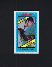 1980 Kellogg's #20 NOLAN RYAN Angels NO CRACKS oddball Kelloggs NMMT