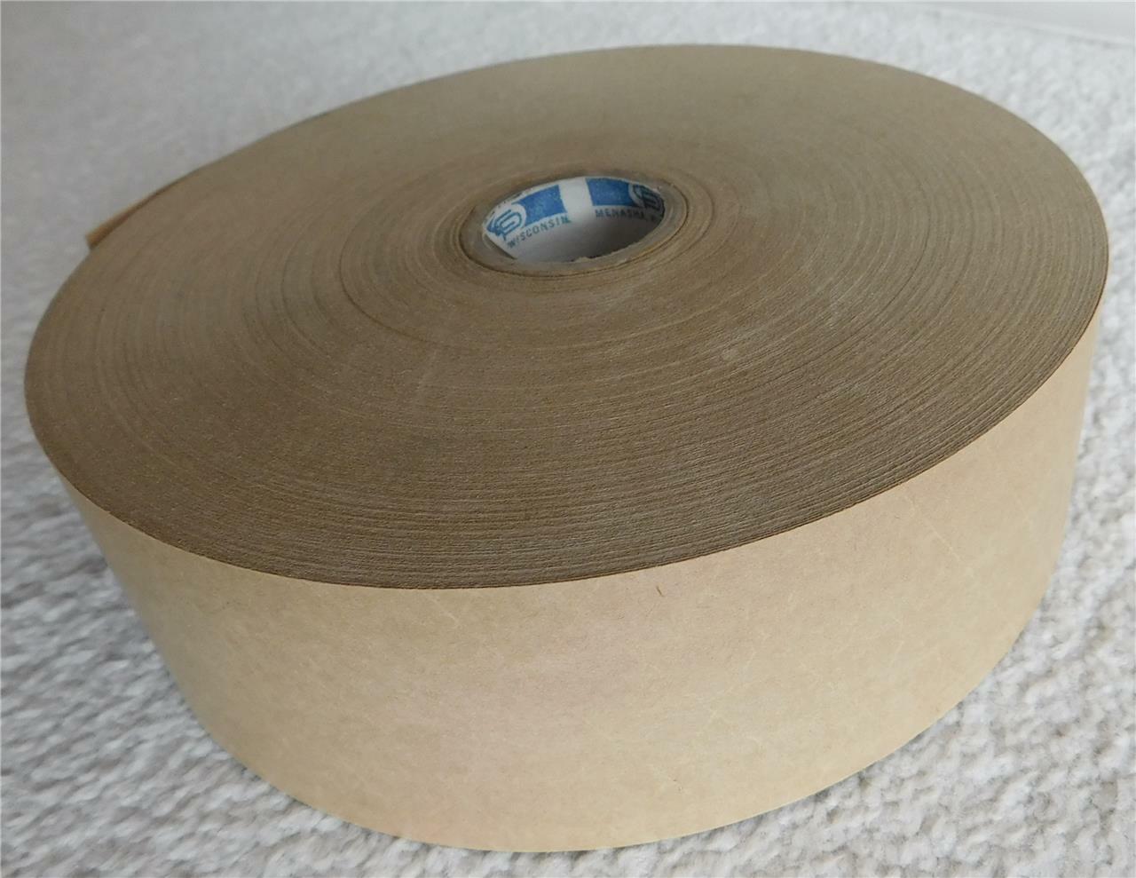 Brown Gummed Paper PACKING TAPE 2" WIDE HUGE ROLL no idea how long