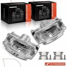 A-Premium 2x Front Brake Calipers for Acura EL Honda Civic 1997-2014 19-B1832