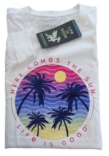 Life Is Good Ls Shirt Crusher Tee Here Comes The Sun Palms Beach 48in Womens Xl Life Is Good Ls Shirt Crusher Tee Here Comes The Sun Palms Beach 48in Womens Xl
