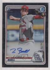 2020 Bowman Draft Chrome Picks Black Refractor 24/75 Ian Bedell Auto 0kb5