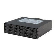 ICY DOCK Full Metal 6 x 2.5" SATA HDD SSD HotSwap Backplane Cage Mobile Rack