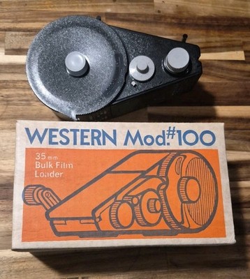 Vintage Western Model no. 100 35mm Bulk Film Loader - Complete With Manual & Box