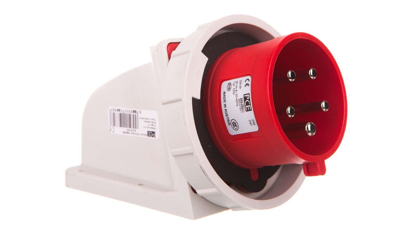 Receiver Plug 32A 5P 400V Receiver Plug 5252-6kv