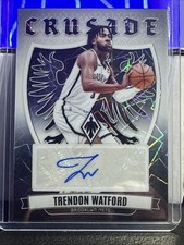 🔥🏀🔥2023-24 Panini Phoenix Crusade Ice #CS-TWB Trendon Watford AUTO #44/99🔥