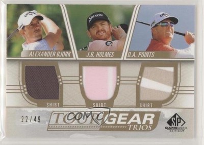 2021 SP Game Used Edition Gold 22/49 JB Holmes Alexander Bjork Rookie RC 1p1a