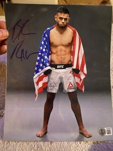 Brandon Royval Signed 8x10 UFC Photo BAS Beckett Witnessed Raw Inscription