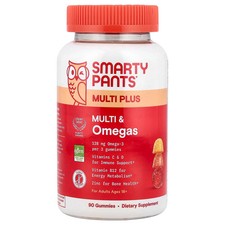 Multi Plus, Multi  Omegas Gummies, Lemon, Orange  Strawberry Banana, 90
