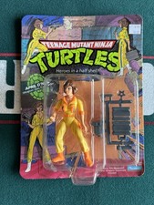 1988 Playmates Teenage Mutant Ninja Turtles April O   Neil 10-Back Unpunched