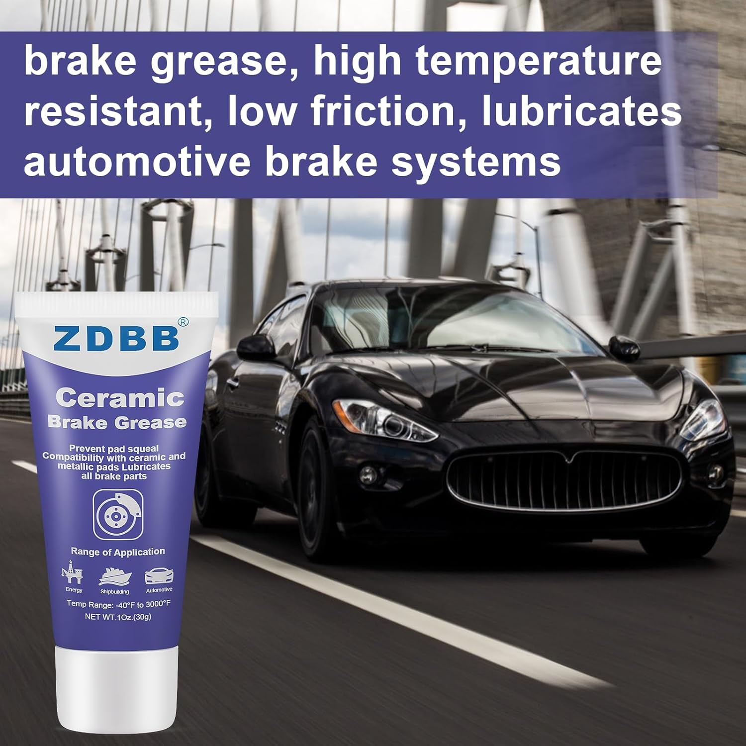 Ceramic Brake Lubricant Grease Break Caliper Lube for Sliding Pin Parts Pad Supe