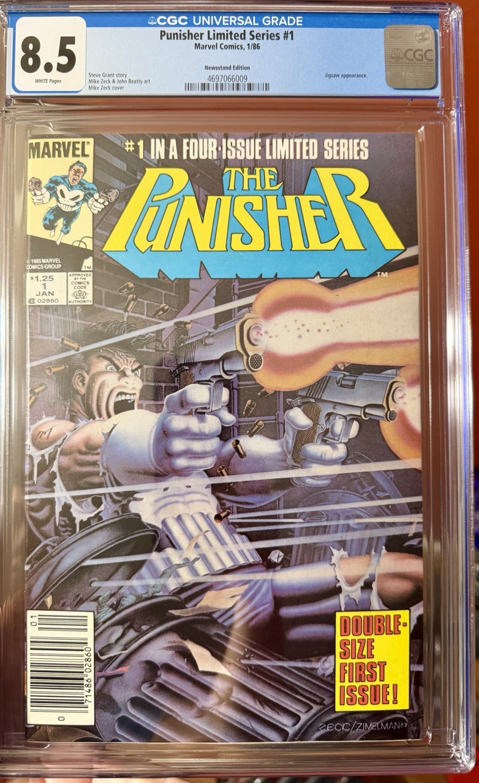 Punisher #1 (Mike Zeck Exclusive Variant) Value - GoCollect