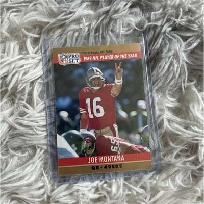 Pro Set 1990 Football Trading Card - Joe Montana #293 San Francisco 49ers