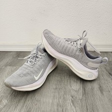 Nike ReactX Infinity Run 4 Running Sneakers Light Smoke Grey Women's Size 9.
