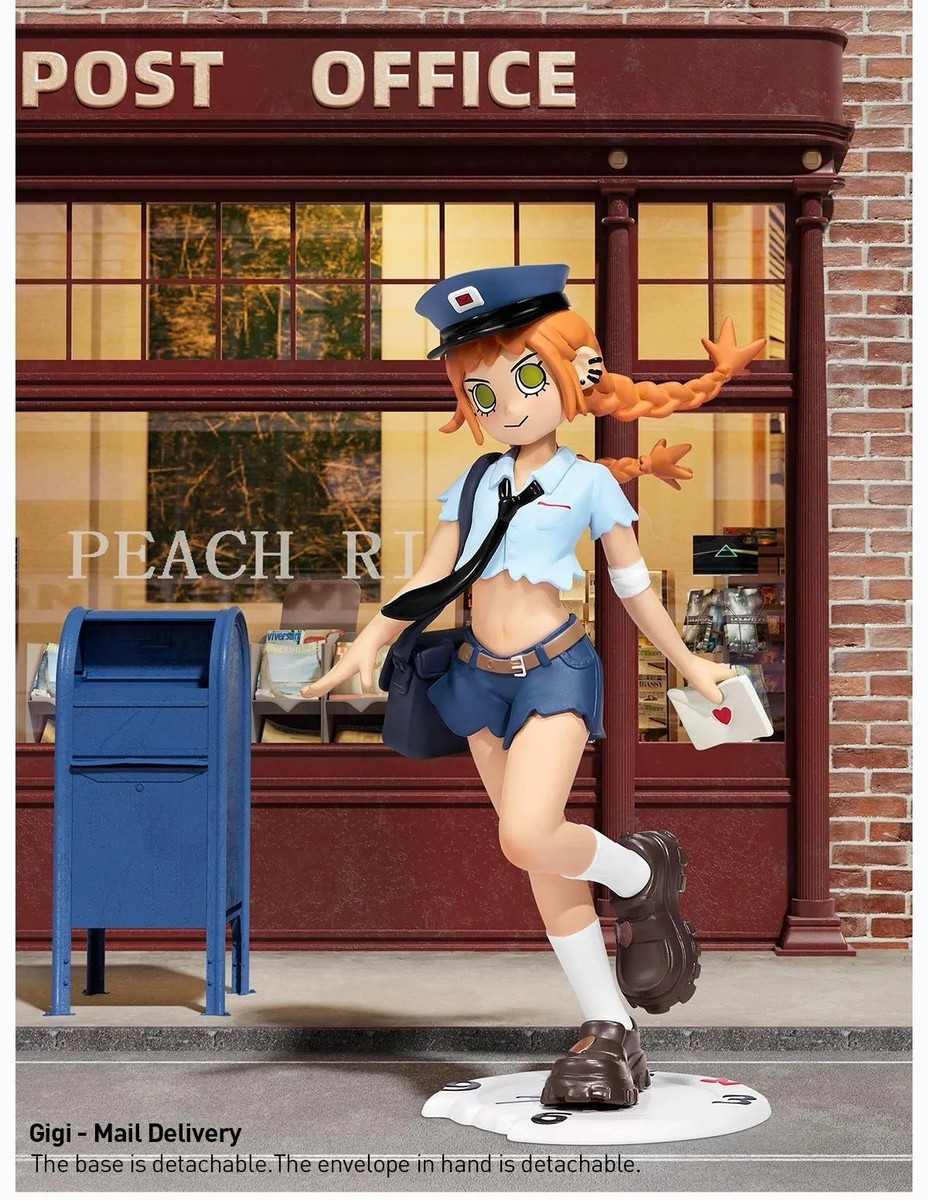 Pop Mart Peach Riot Rush Hour Series: GIGI- Mail Delivery Figure