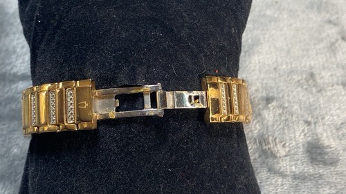 Bulova TurnStyle Blue Ion Crystal Ladies Watch 98L247 Runs Great - Picture 2 of 8