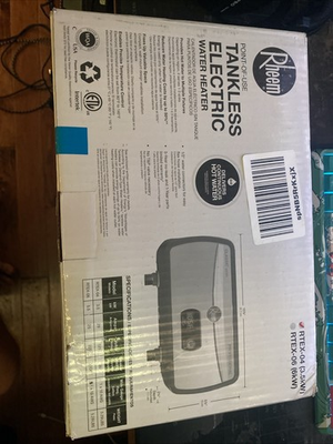 #ad Rheem RTEX 04 Classic Tankless Water Heater 120V Electric On Demand Point of Use $189.00