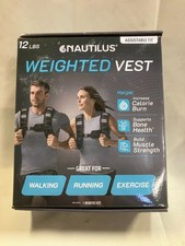 Nautilus 12 lb Weighted Vest   Adjustable Fitness Training Vest