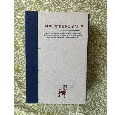 McSweeney's Quarterly Concern Issue 7 - hardcover - 2001 