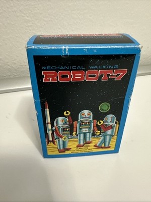 Vintage Orbit Robot-7 Mechanical Walking Robot W/ Box