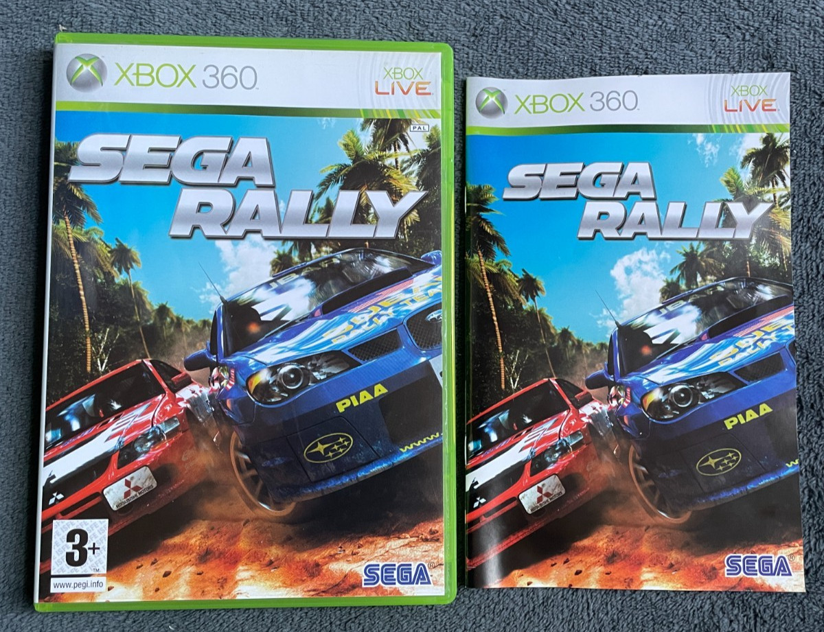 Sega Rally complet sur XBOX 360 - FR cd TTBE