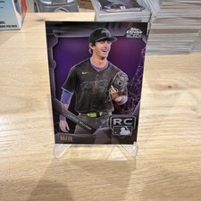 2026 Topps Chrome Black Carson Williams Rookie Design SP Refractor Purple #/75