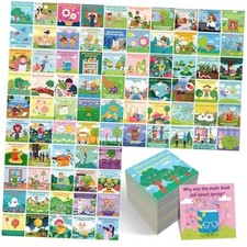 TecUnite 80 Pcs Lunch Box Jokes - Spring  Easter Theme Riddle Cards - Funny