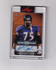 2026 JONATHAN OGDEN LEAF SPORTS HEROES AUTO/AUTOGRAPH 2/5 BALTIMORE RAVENS