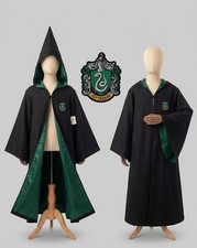NWT Universal Studios Harry Potter Slytherin Kids Halloween Costume Robe XXS